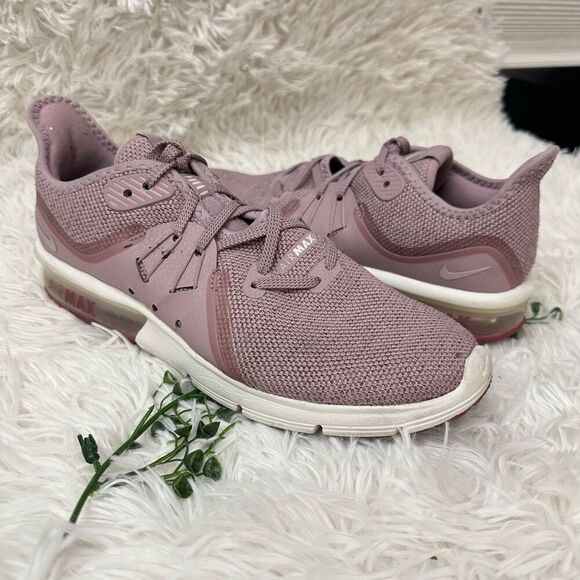 NIKE Air Max Sequent 3 Elemental Rose Womens Sz 9  Casual Athletic Running Shoes - Picture 1 of 9